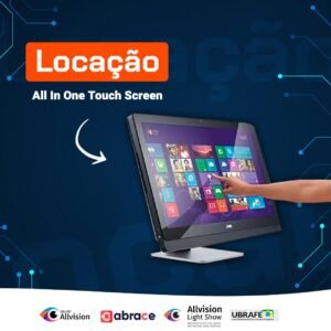 Locação tv touch screen