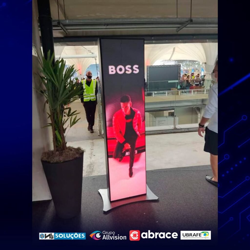 Aluguel de Totem de LED P1-Aluguel de Totem de LED P2-Aluguel de Púlpito Digital Multimídia