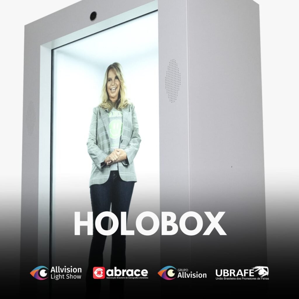 ALUGUEL DE HOLOBOX-Auto credenciamento com Assistente virtual CREDENCIAMENTO INTELIGENTE