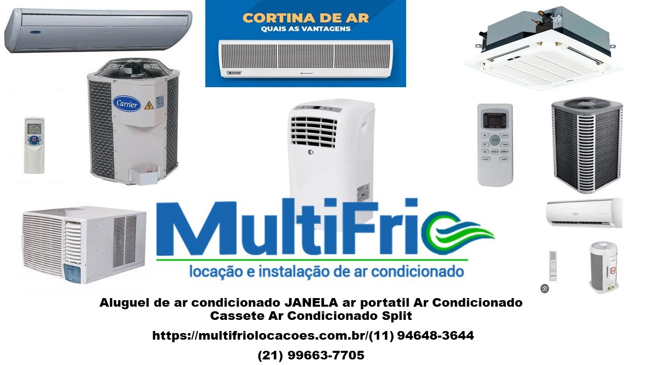 ALUGUEL de Ar Condicionado SPLIT 7 A 80 mil BTUS PARA FEIRAS E EVENTOS EM SÃO PAULO (11)946483644