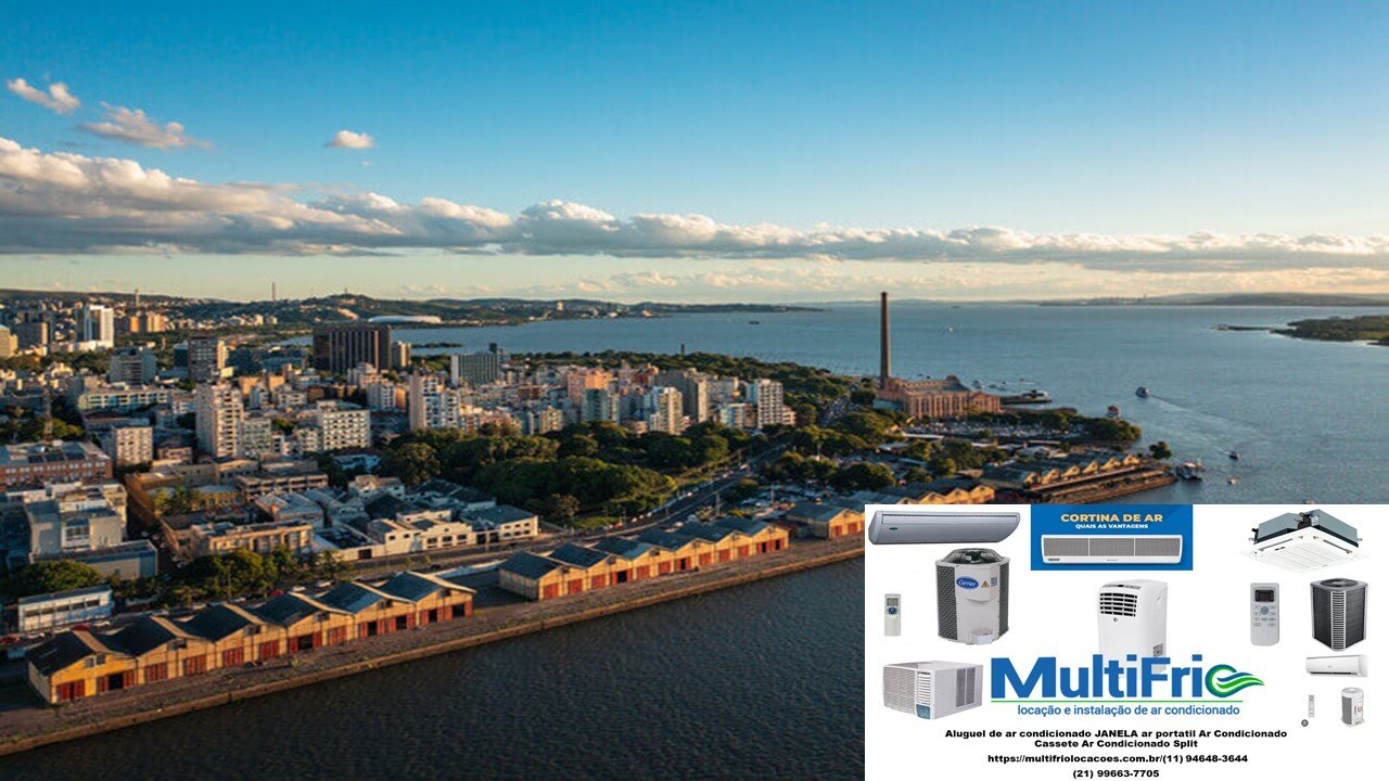 Aluguel de ar condicionado e Climatizador na cidade de PORTO ALEGRE - Locação de ar condicionado Climatizador no estado DO RIO GRANDE DO SUL