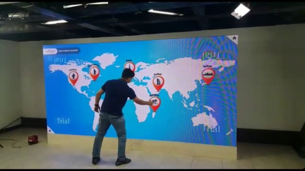 Locação Monitor touch screen 4k de 75 polegadas Samsung