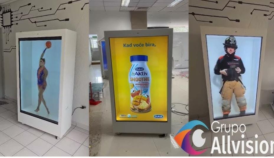 Aluguel de Painel de Led flexível -aluguel de Totem interativo Touch screen-Aluguel de Holobox e holograma 3d em Guarapuava