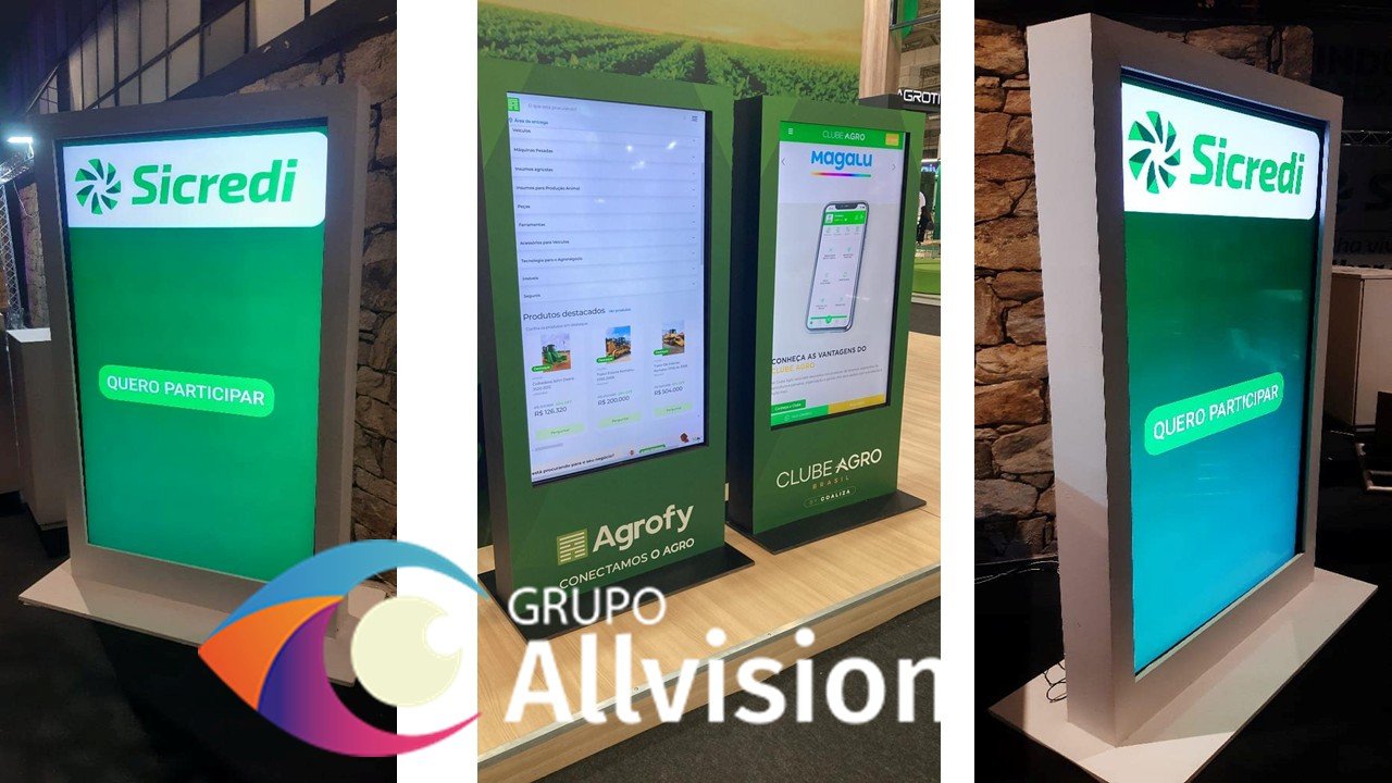 Aluguel e Venda de Painel de LED, Totens Interativos com Gamificação e Telas Touch Screen para Encatho & Exprotel 2026 em Florianópolis e Tubarão SC